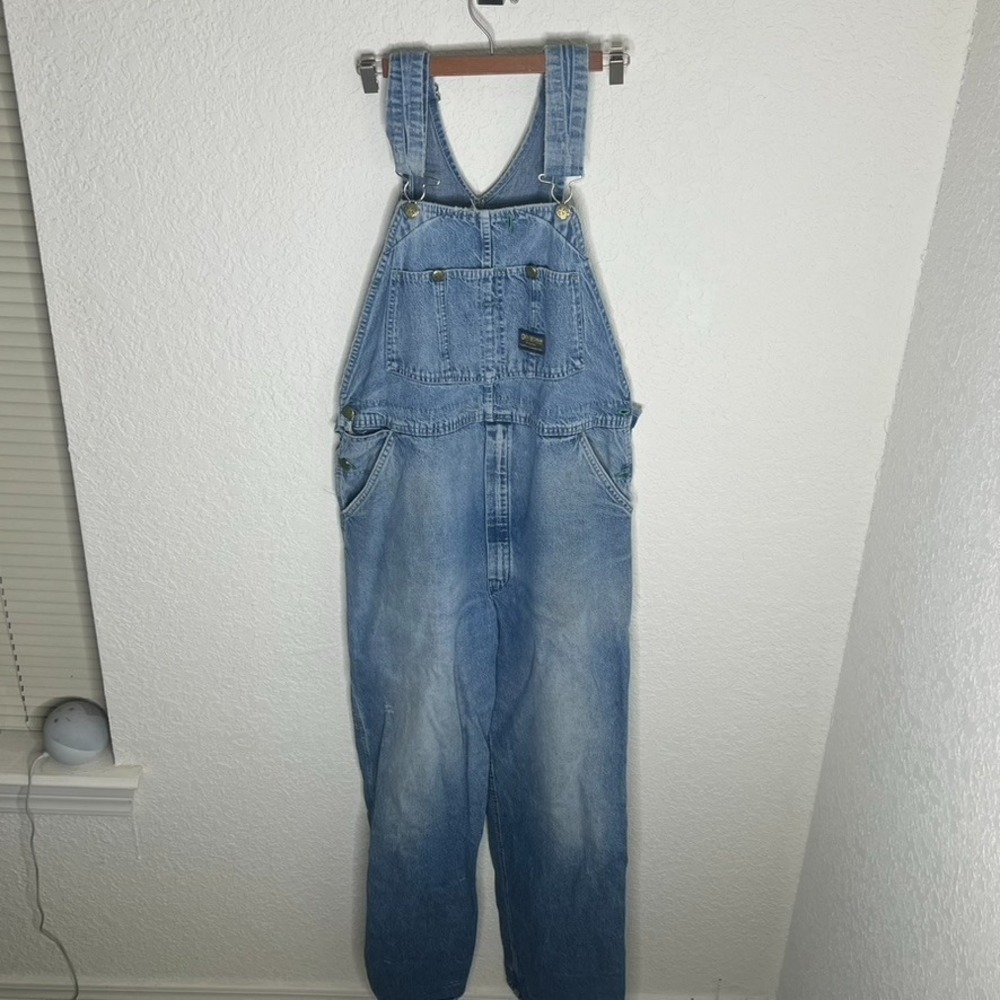 Vintage OshKosh B'Gosh Denim Overalls Union Made / Vestbak / Sanforized / USA - Picture 2 of 16